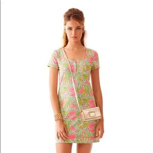 Lilly Pulitzer Flamingo Short Sleeve Dress